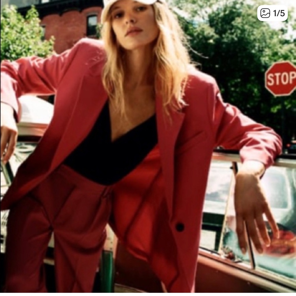 Zara - Strawberry Suit Blazer & Pants
